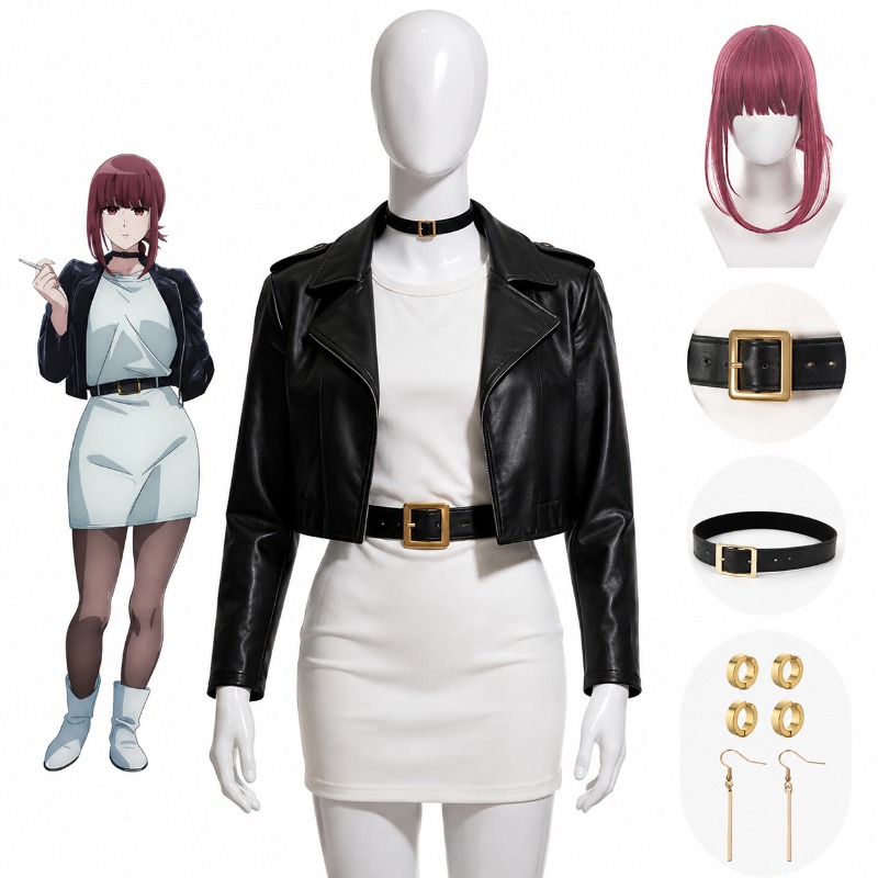 Women'S Fashion Leather Jacket - Костюм для косплея 