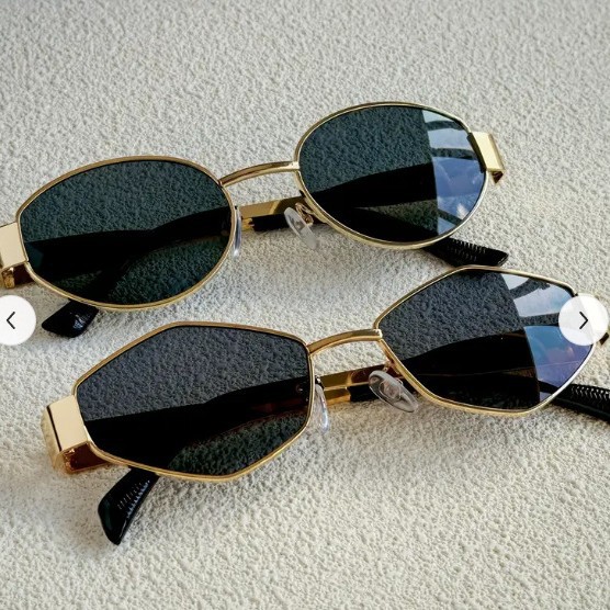 Women'S Fashion Eyewear - Модные круглые металлические солнцезащитные очки для