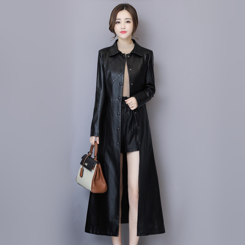 Women'S Fashion Leather Jacket - Новый Женщины Дубленка Осень Зима 2026