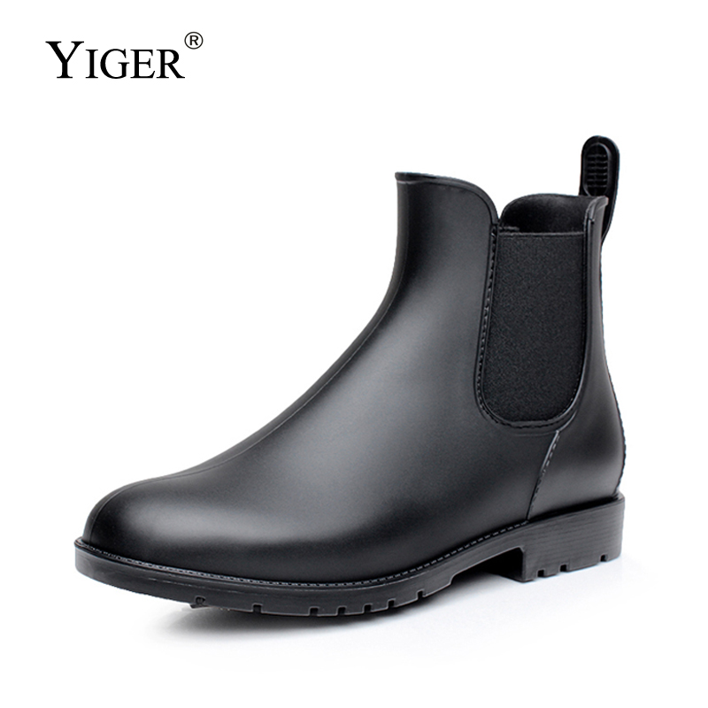 Women'S Fashion Rain Boots - Мужские резиновые ботинки YIGER, повседневные водонепроницаемые