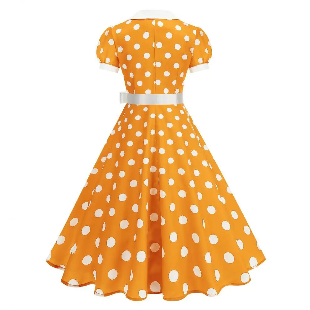 Women'S Fashion In The 1950S - Винтажное летнее платье в горошек для