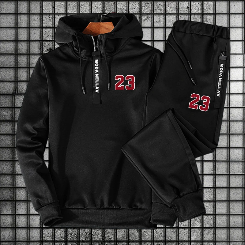 Women'S Fashion Zip Hoodie - Мужской и женский комплект/худи/брюки 2026: Новый