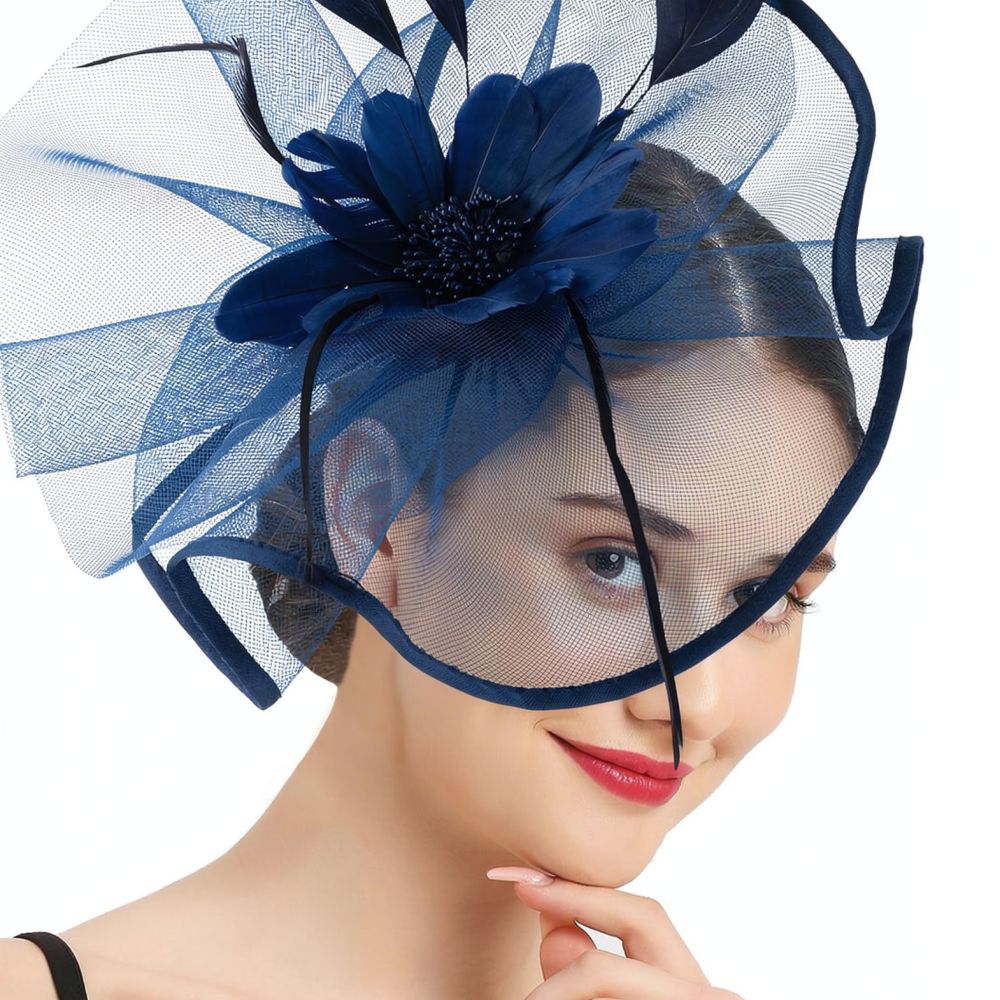 Women'S Fashion Kentucky Derby - Модный аксессуар для волос из сетчатой