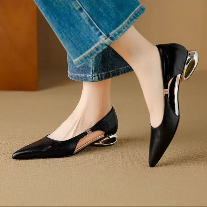 Women'S Fashion Sandals - Новые летние классические однотонные женские туфли