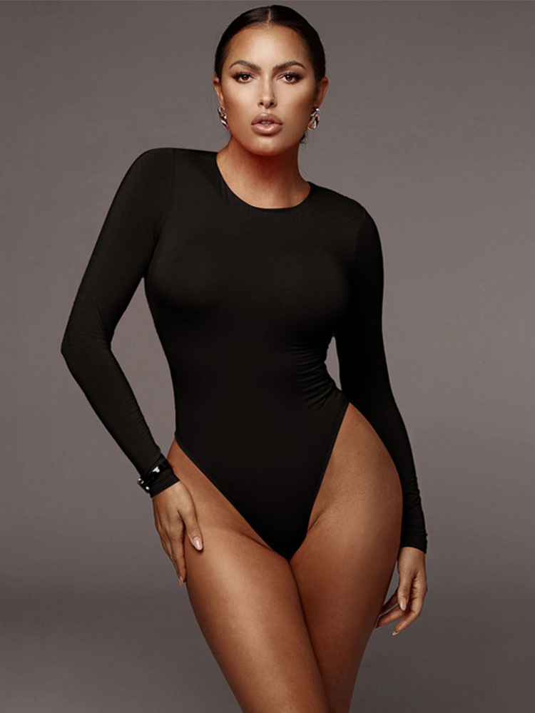Однотонное белое сексуальное б – обзор и цена Turtleneck Bodysuit