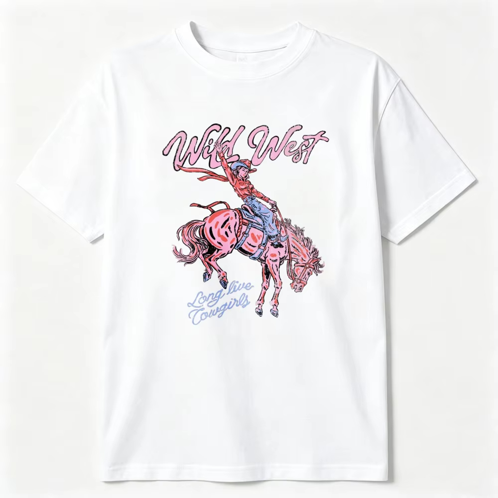 Ретро-футболка в стиле Дикого  – обзор и цена Women'S Fashion Wild West