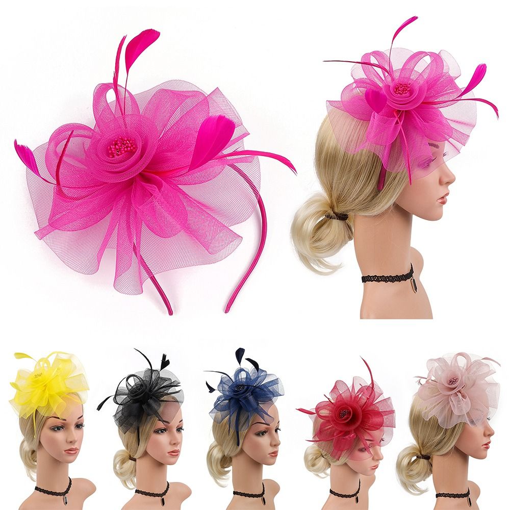 Женская вуалетка с перьями и л – обзор и цена Women'S Fashion Kentucky Derby