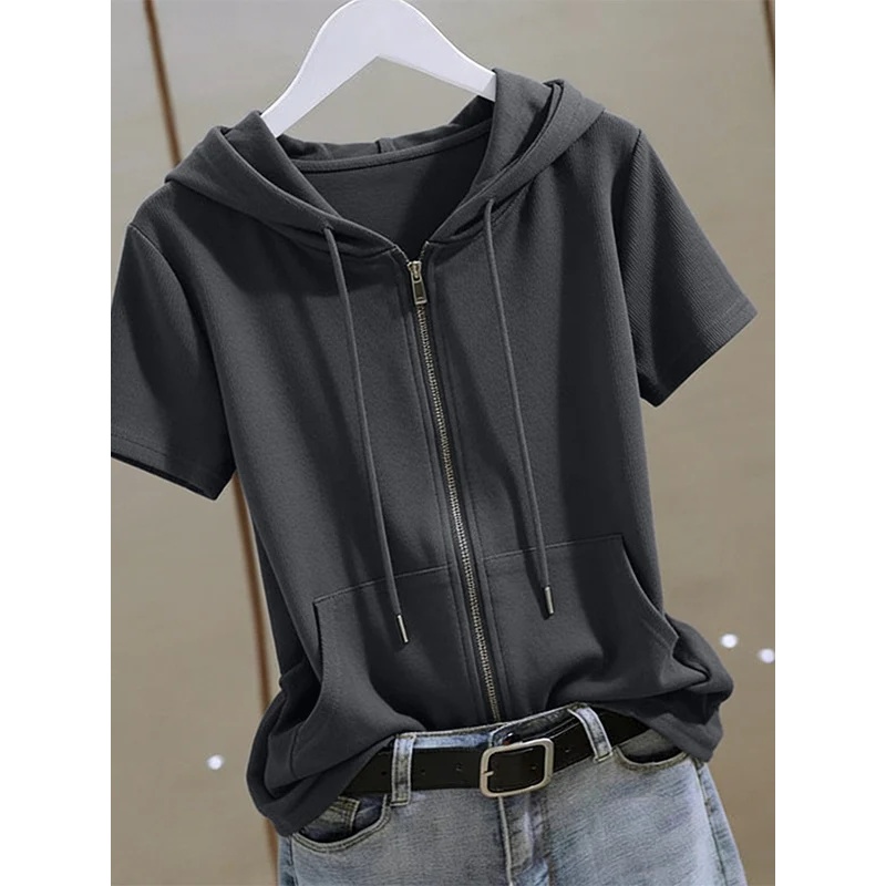 Женская летняя толстовка на мо – обзор и цена Women'S Fashion Zip Hoodie