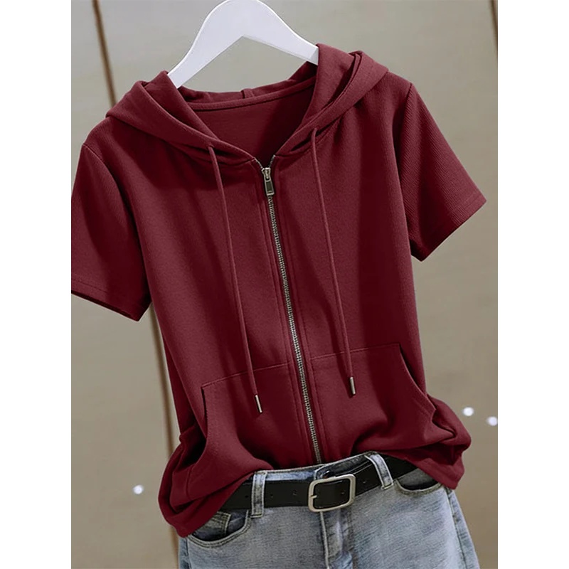 Женская летняя толстовка на мо – обзор и цена Women'S Fashion Zip Hoodie