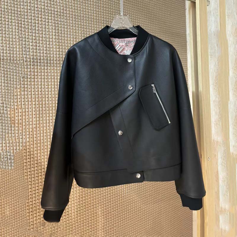 Куртка из натуральной кожи 202 – обзор и цена Women'S Fashion Leather Jacket