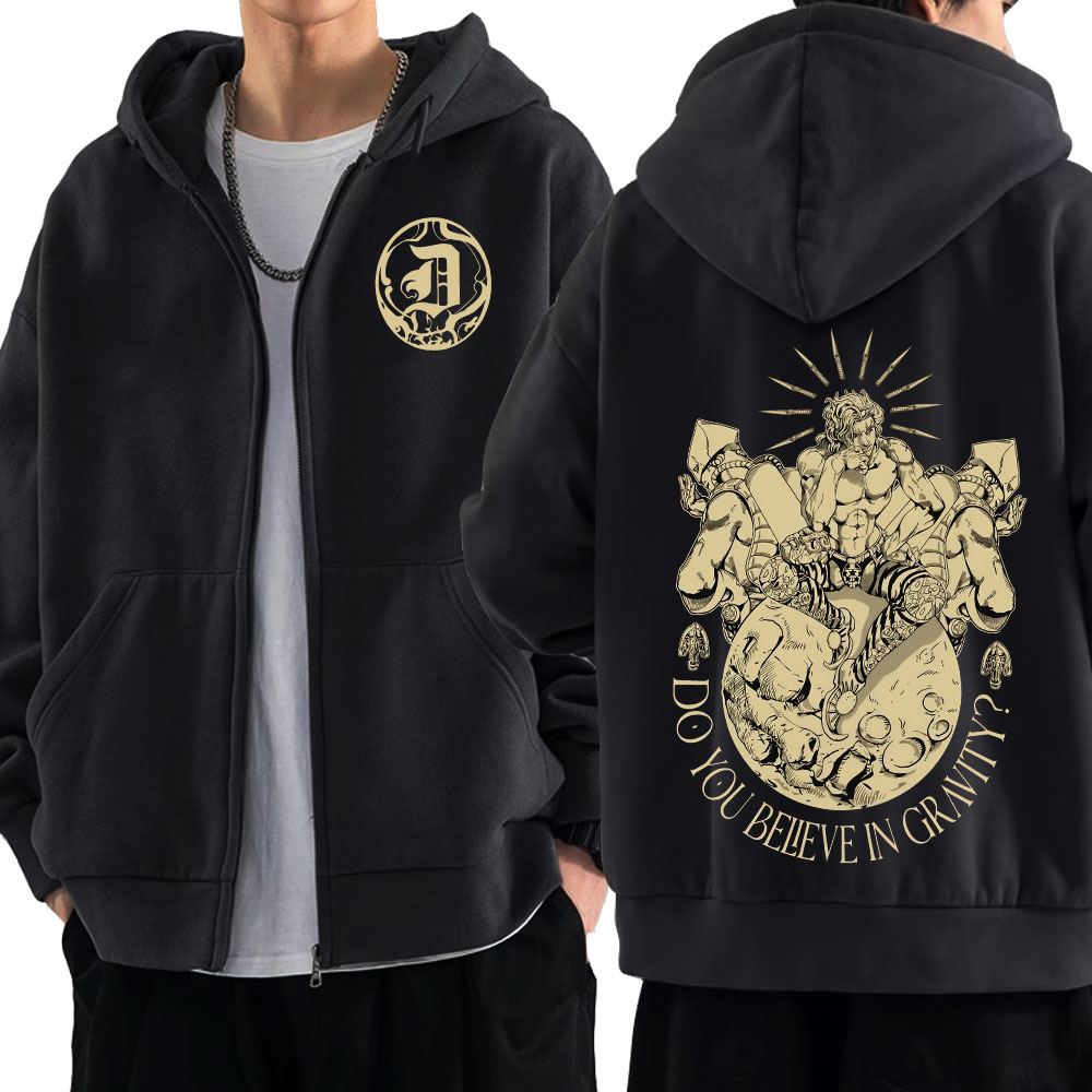 Аниме Jojo Bizarre Adventure т – обзор и цена Women'S Fashion Zip Hoodie