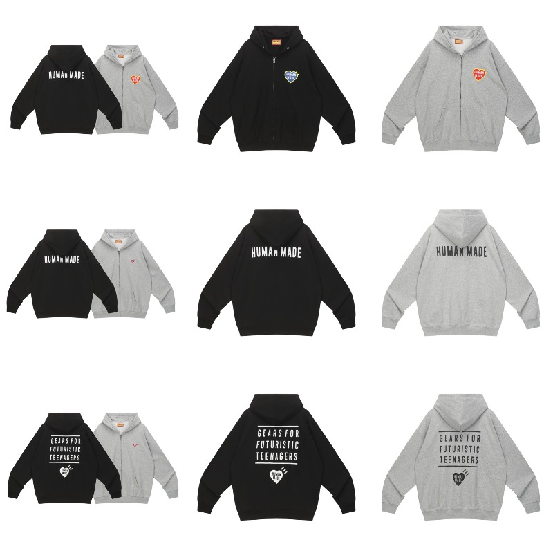 Винтажная толстовка Human Made – обзор и цена Women'S Fashion Zip Hoodie