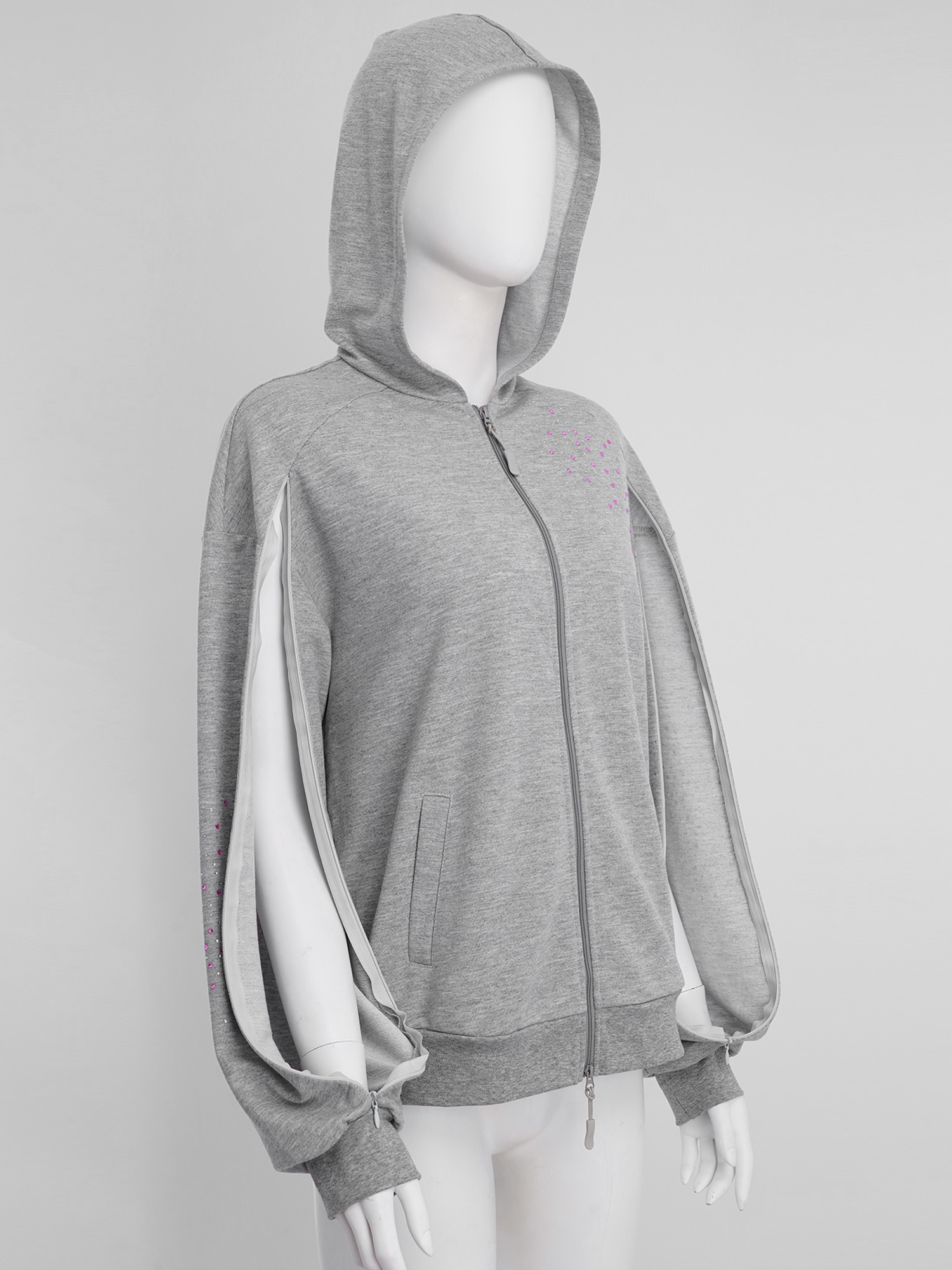 Женская толстовка на молнии с  – обзор и цена Women'S Fashion Zip Hoodie