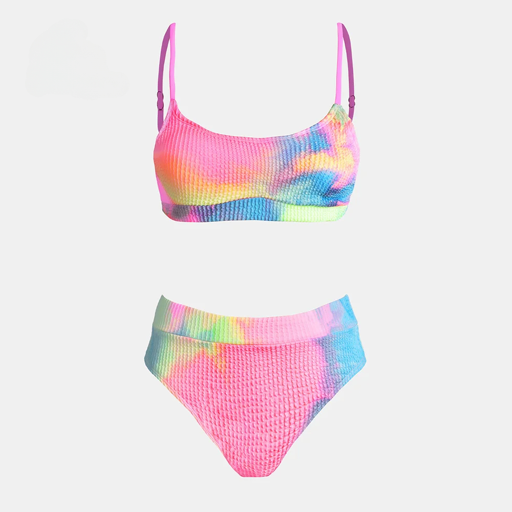 Текстурированные комплекты бик – обзор и цена Tie Dye Two Piece