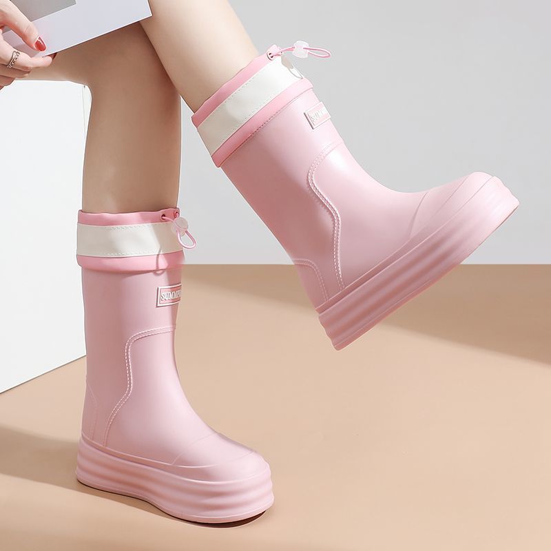 Женские модные нескользящие мя – обзор и цена Women'S Fashion Rain Boots