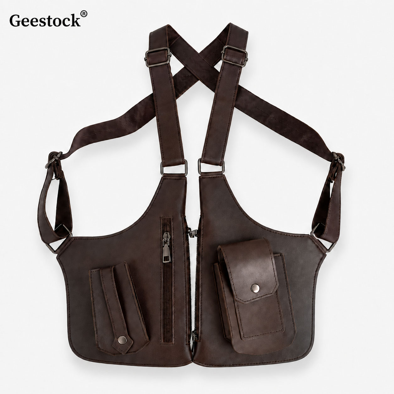 Кожаная сумка-жилет для мужчин – обзор и цена Women'S Fashion Utility Vest