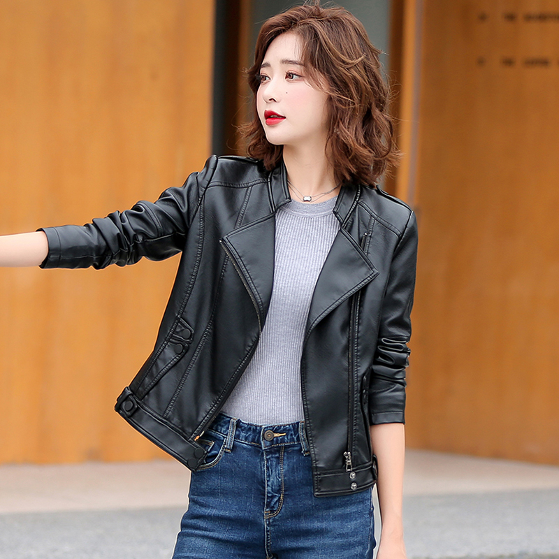 M-5XL Новый Женщины Спилок Кож – обзор и цена Women'S Fashion Leather Jacket