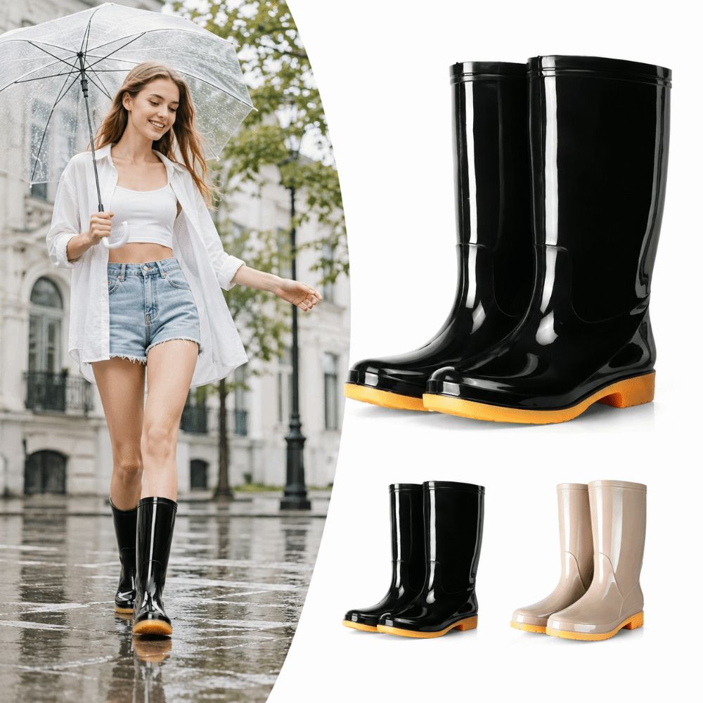 Непромокаемые женские высокие  – обзор и цена Women'S Fashion Rain Boots