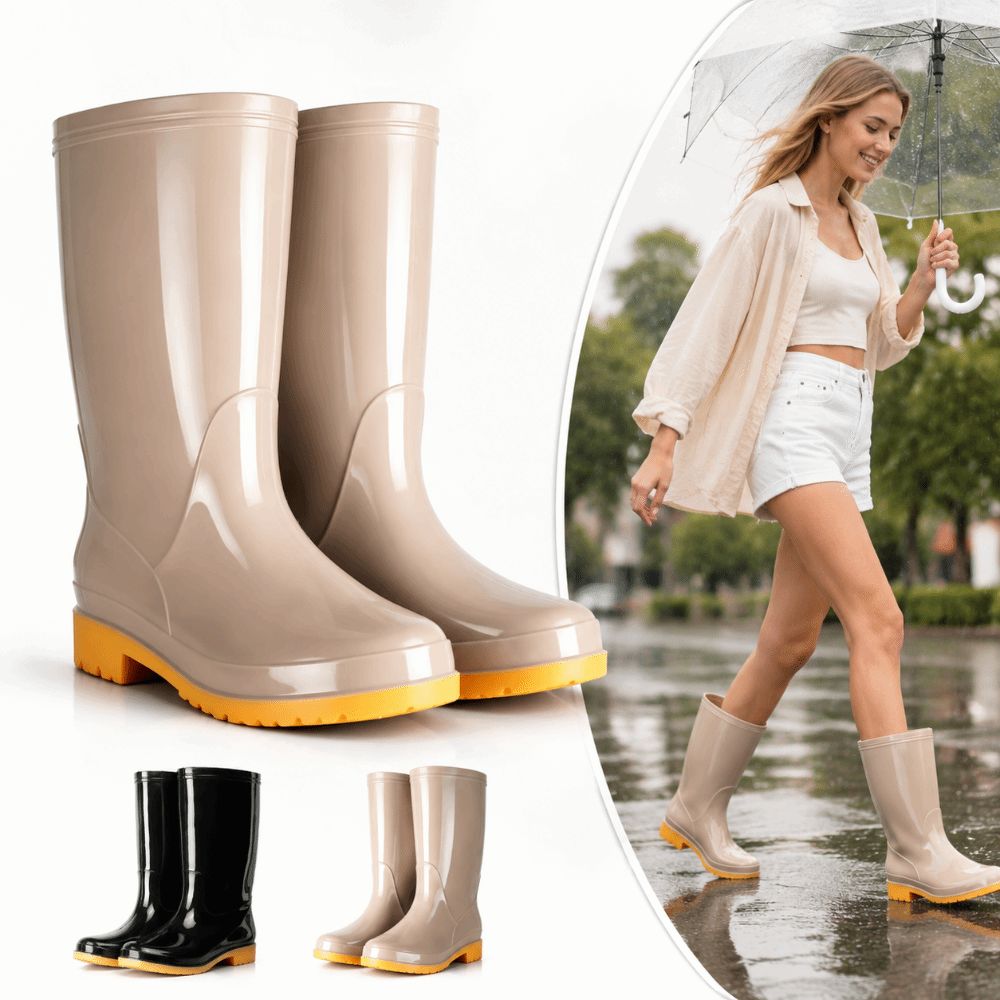 Непромокаемые женские высокие  – обзор и цена Women'S Fashion Rain Boots