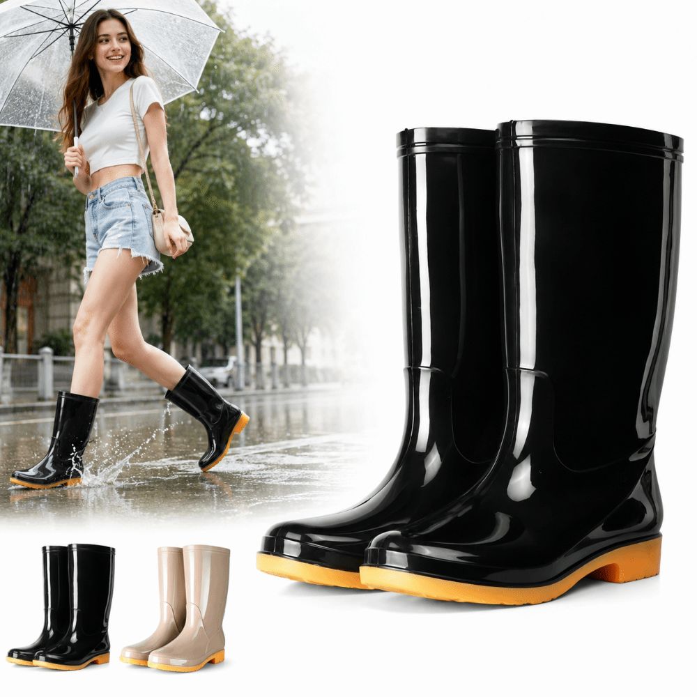 Непромокаемые женские высокие  – обзор и цена Women'S Fashion Rain Boots