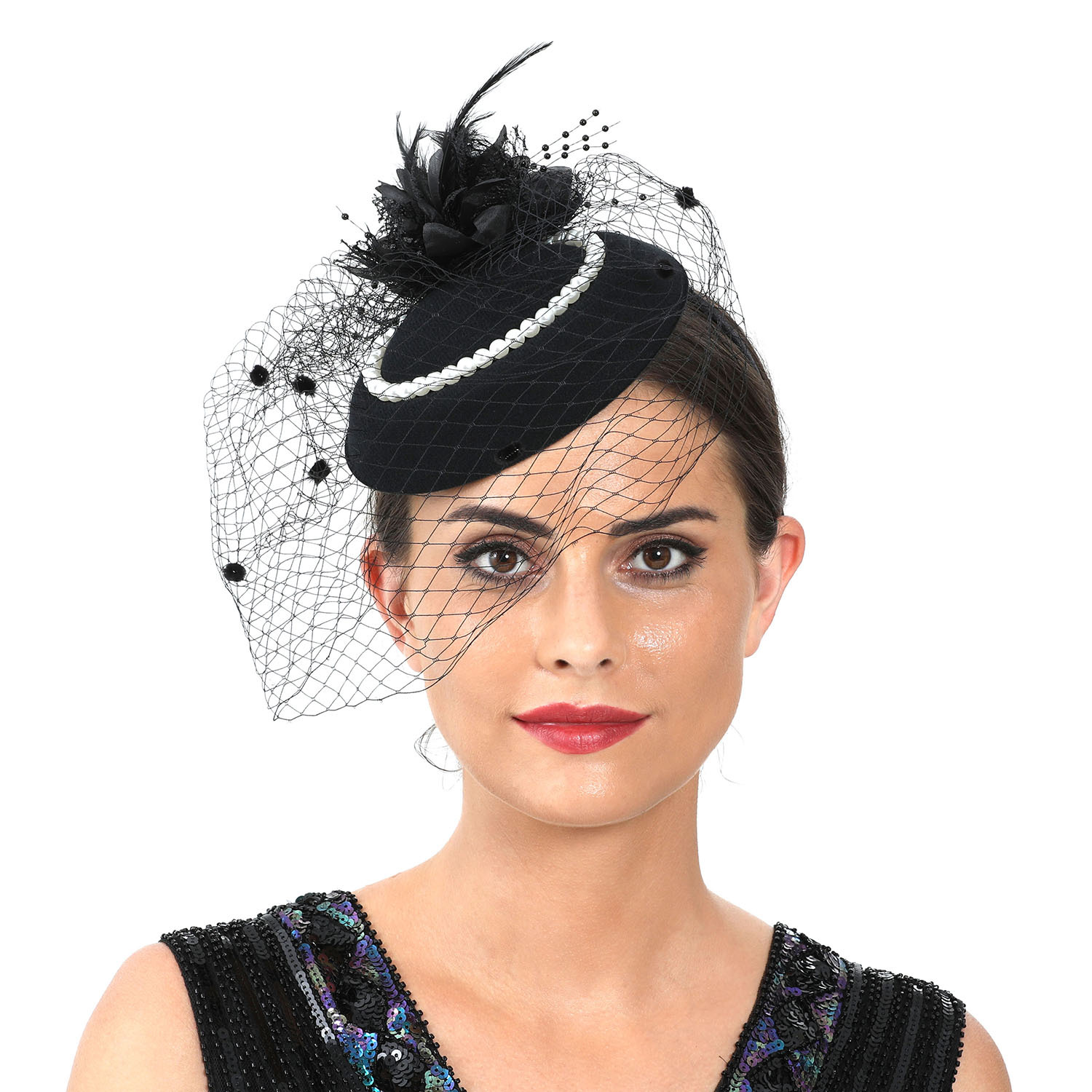 Женская шляпа-волшебница с пер – обзор и цена Women'S Fashion Kentucky Derby