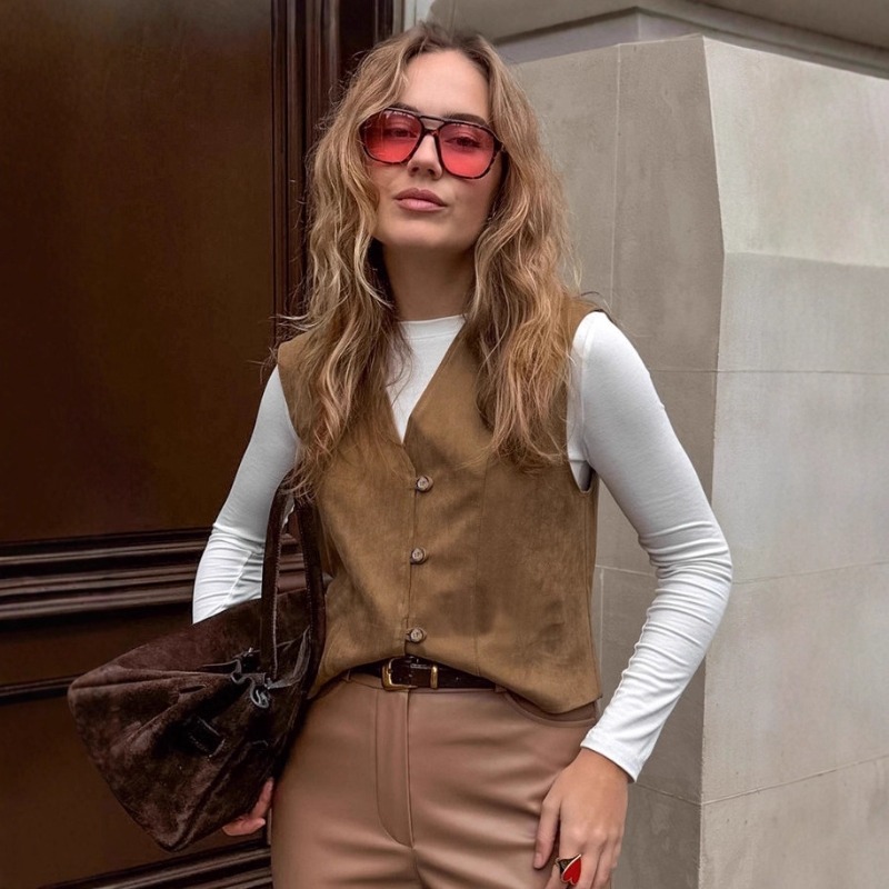 Женский уличный винтажный жиле – обзор и цена Women'S Fashion Utility Vest